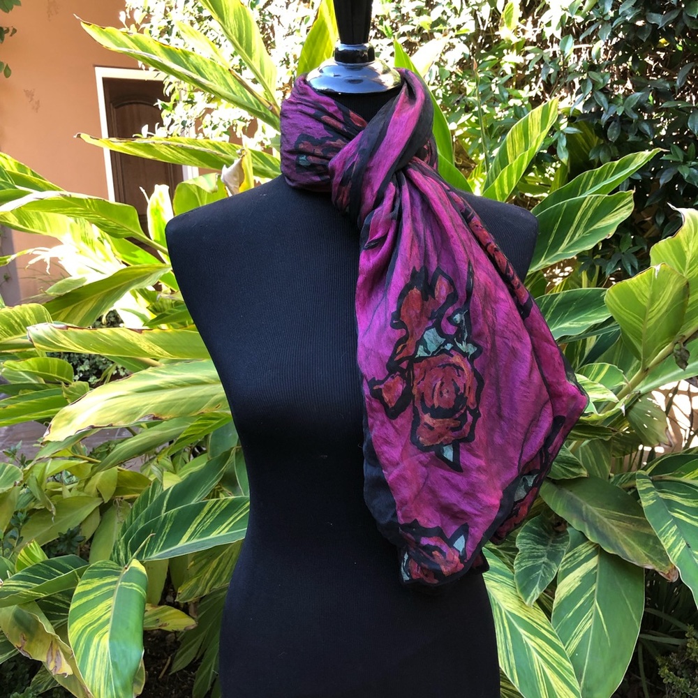 LV silk scarf